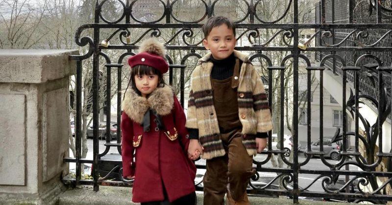 Outfit Xabiru dan Chava saat Liburan ke Paris, Bisa Jadi Inspirasi Nih